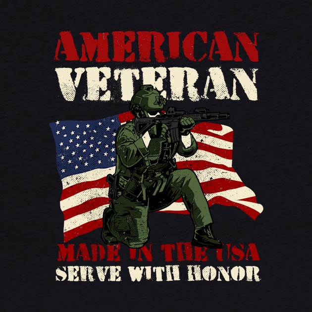 Proud Army Veteran USA Soldier United States´ by Foxxy Merch